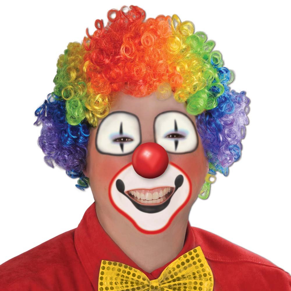 Rainbow Clown Wig - JJ's Party House