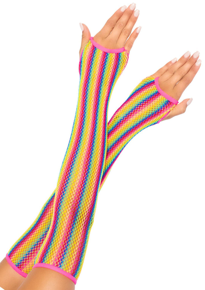 Rainbow Net Arm Warmers - JJ's Party House