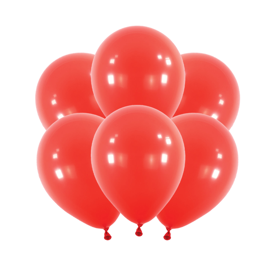 Red 12" Latex Balloons - JJ's Party House: Birthday, Balloons & Custom Party Favors