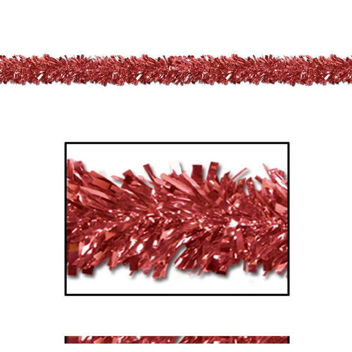 Red Festooning Garland 15ft x - JJ's Party House: Birthday, Balloons & Custom Party Favors