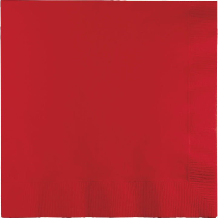 Red Luncheon Napkins 3Ply 50ct - JJ's Party House McAllen, TX