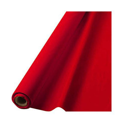 Red Solid Table Roll, 40" x 150' - JJ's Party House: Custom Party Favors, Napkins & Cups