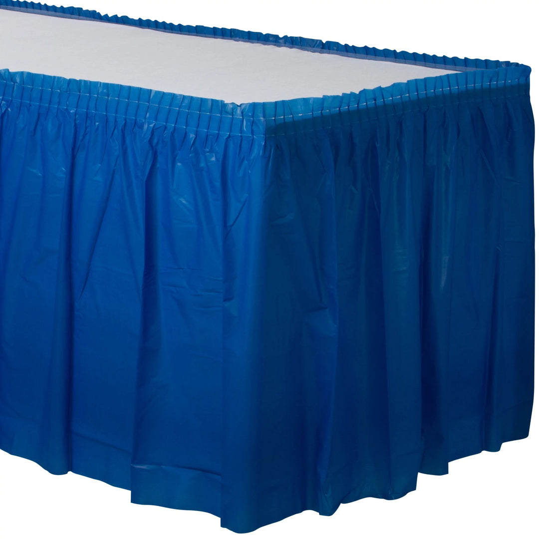 Royal Blue 29In X 14Ft Table Skirt - JJ's Party House: Birthday, Balloons & Custom Party Favors