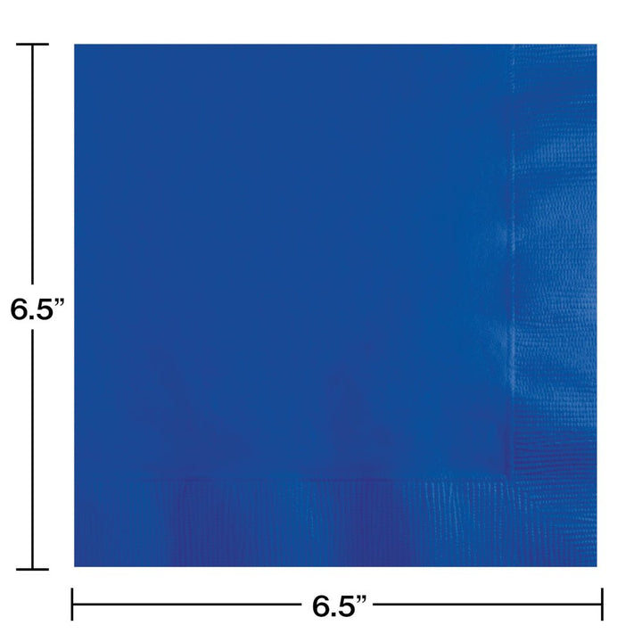 Royal Blue Luncheon Napkins 3Ply 50ct - JJ's Party House McAllen, TX