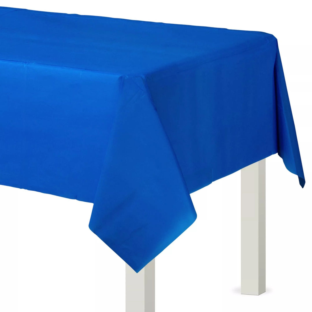 Royal Blue Plastic Table Cover 54"X 108" - JJ's Party House: Birthday, Balloons & Custom Party Favors