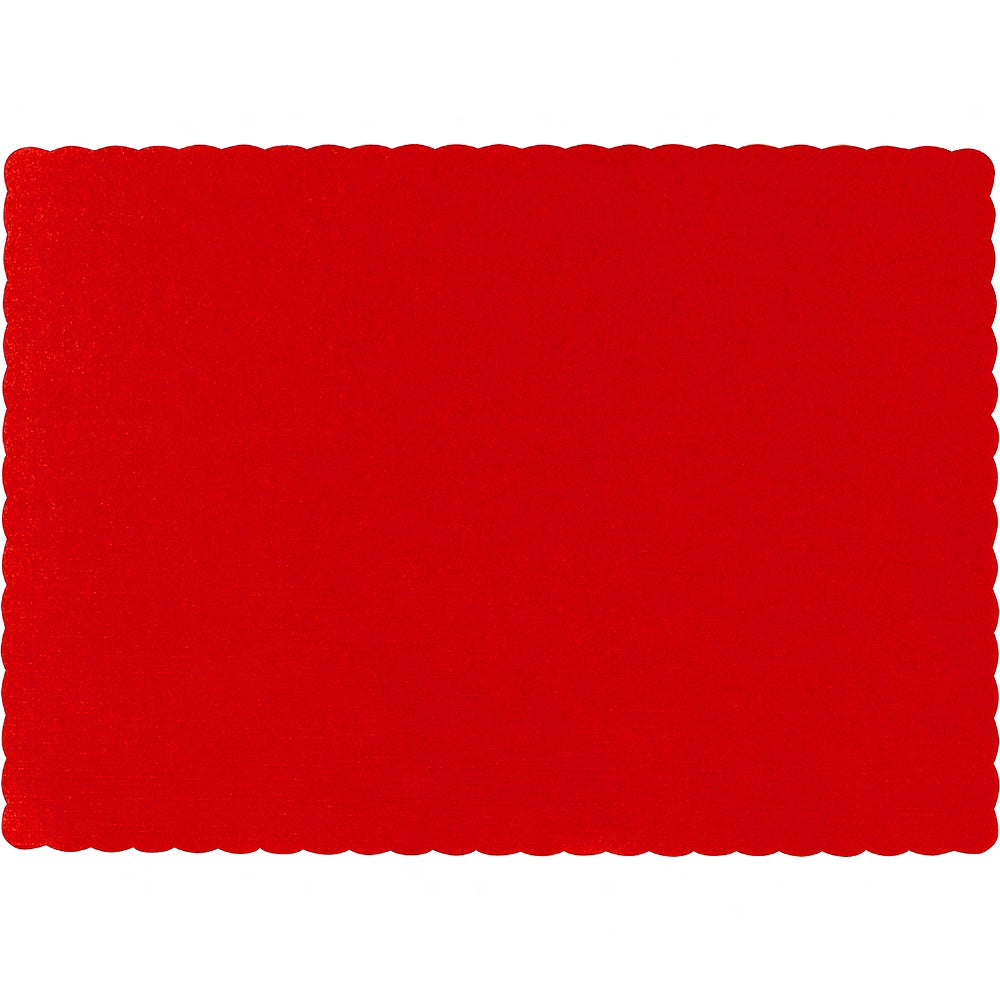 Red Paper Place Mats 24ct