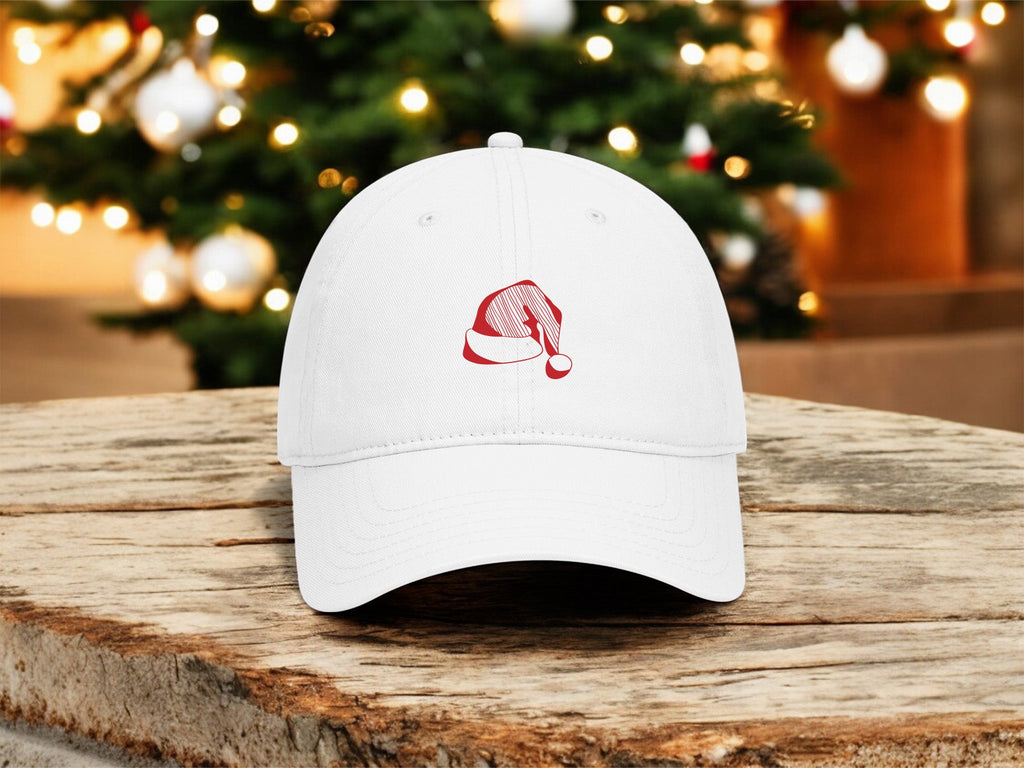 Santa Hat Christmas Custom Embroidered Baseball Cap - JJ's Party House: Birthday, Balloons & Custom Party Favors