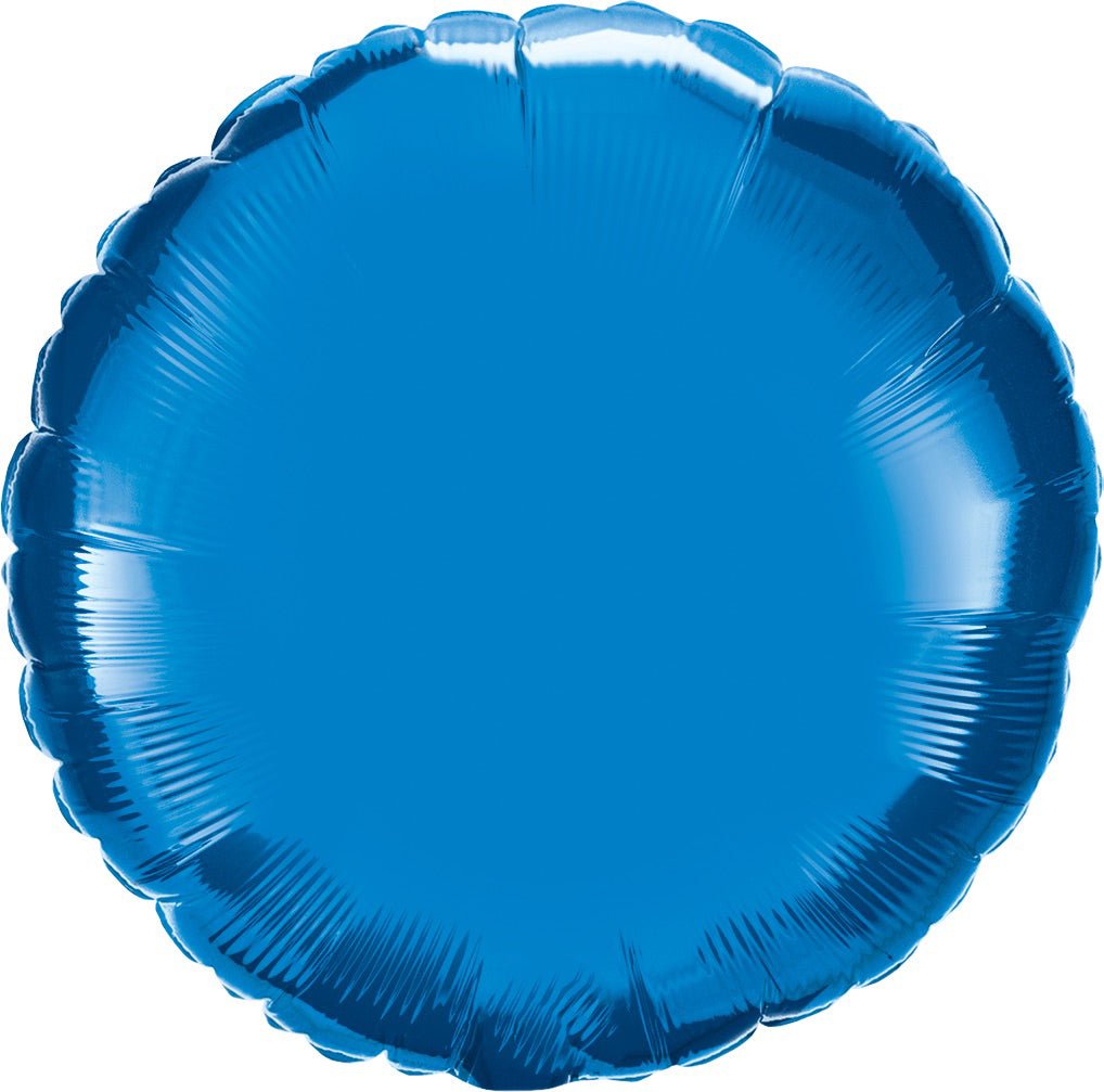 Sapphire Blu Round 18'' Balloon - JJ's Party House: Custom Party Favors, Napkins & Cups