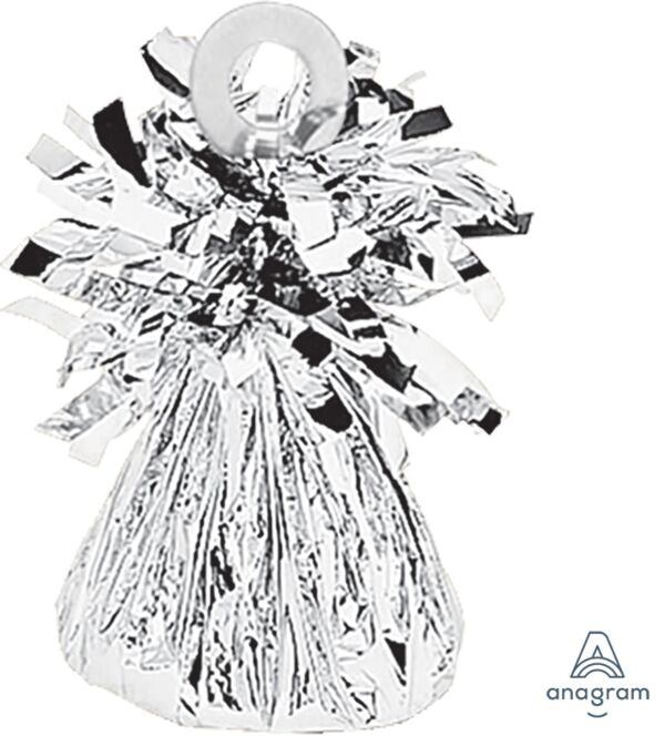 Silver Foil Balloon Weight - JJ's Party House McAllen, TX