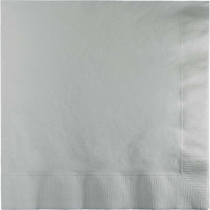 Silver Luncheon Napkins 3Ply 50ct - JJ's Party House McAllen, TX