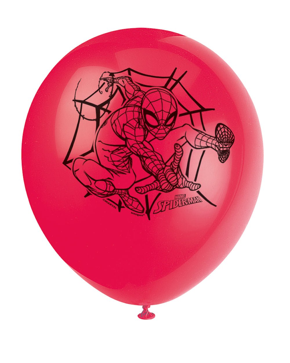 Spiderman 12" Latex Balloons, 8ct - JJ's Party House: Birthday, Balloons & Custom Party Favors