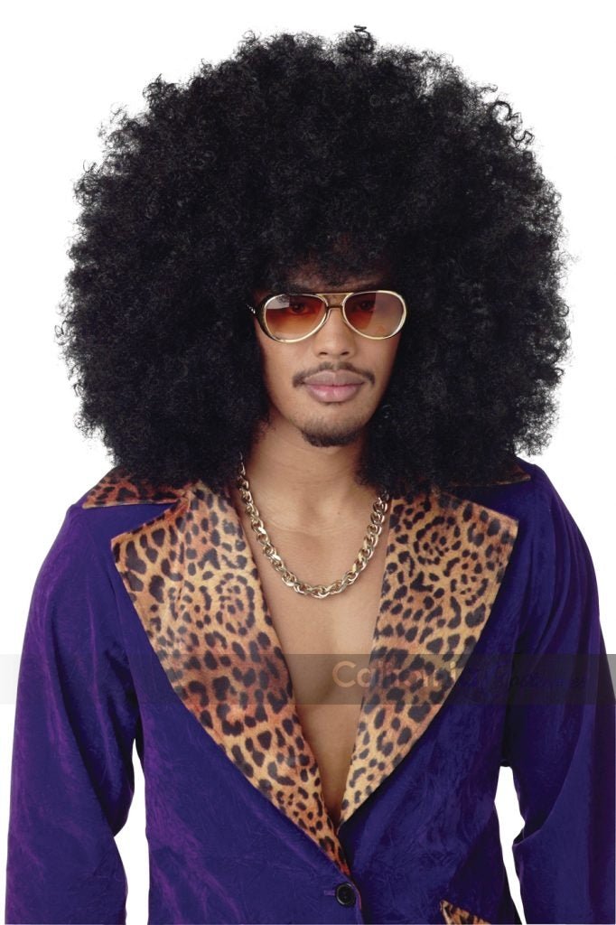 Super Jumbo Black Afro Wig - JJ's Party House