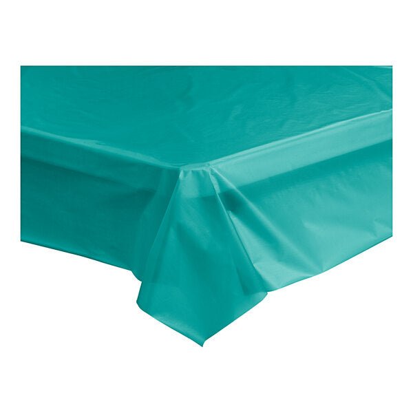 Teal Plastic Table Cover Roll 40" x 150' - JJ's Party House: Birthday, Balloons & Custom Party Favors