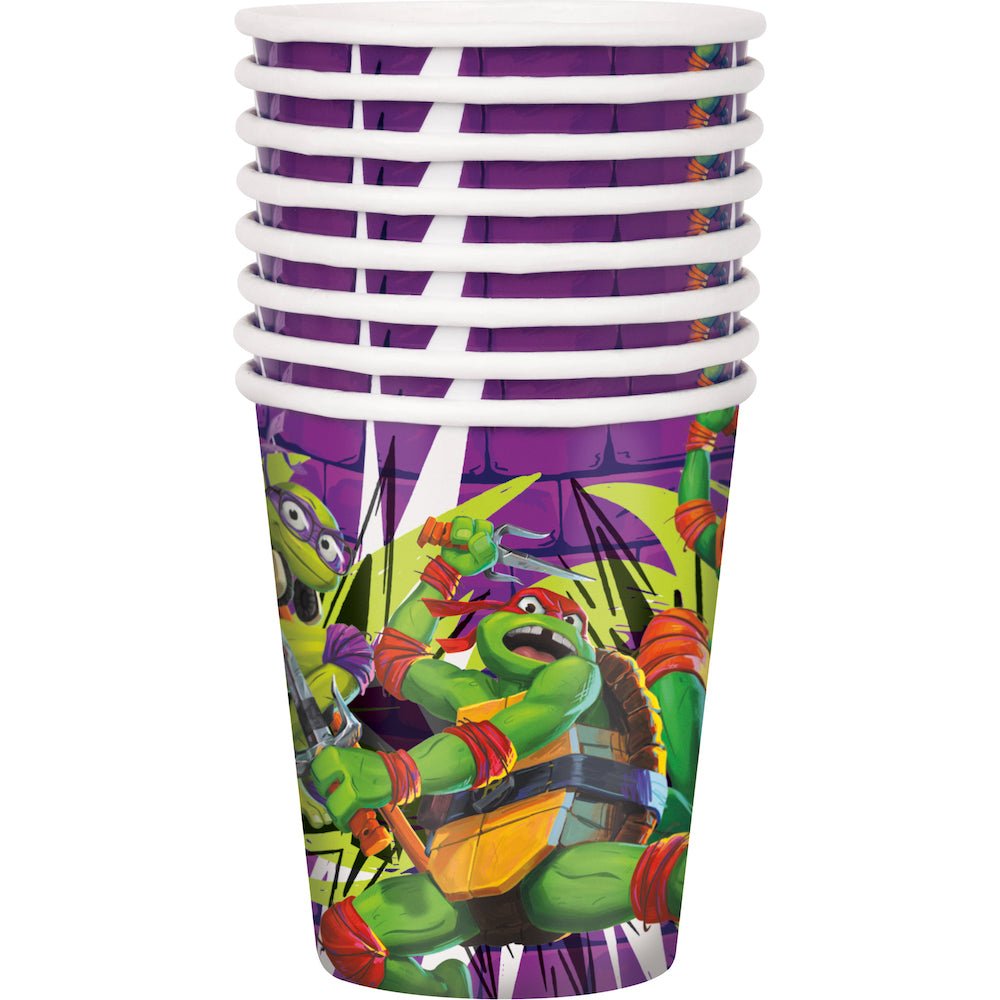 Teenage Mutant Ninja Turtles 9oz Paper Cups, 8ct - JJ's Party House: Birthday, Balloons & Custom Party Favors