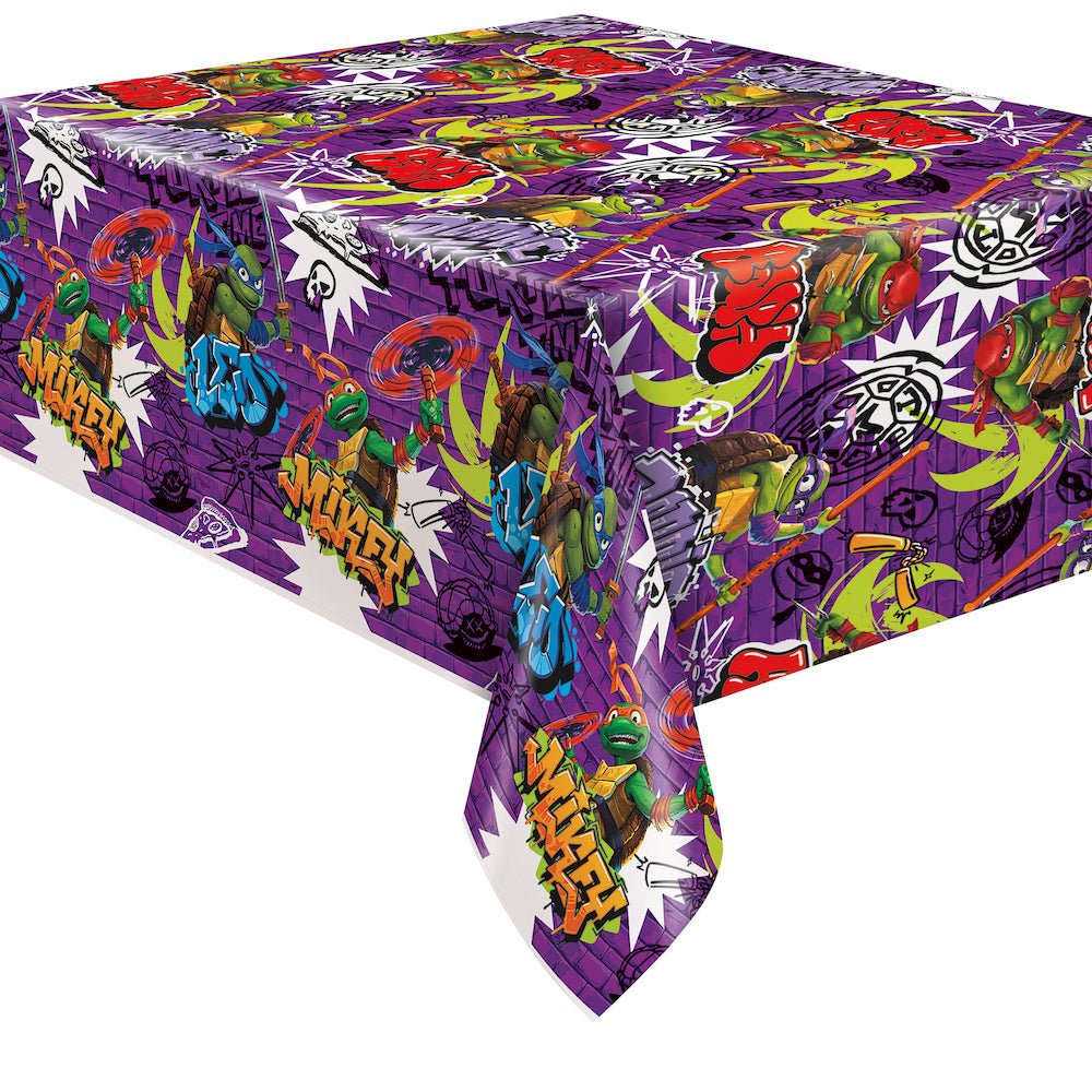 Teenage Mutant Ninja Turtles Plastic Table Cover 54"x84" - JJ's Party House: Birthday, Balloons & Custom Party Favors