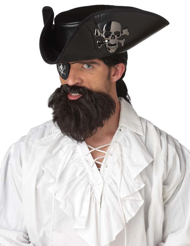 The Captain Beard Dark Brown - JJ's Party House: Custom Party Favors, Napkins & Cups