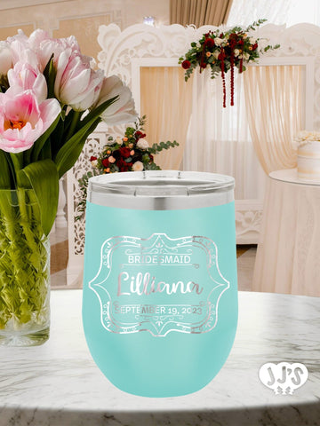 The Lilliana Bridal Party Tumbler Favor - JJ's Party House: Custom Party Favors, Napkins & Cups