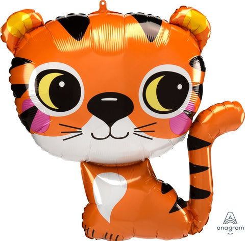 Tiger Jumbo Balloon 25'' - JJ's Party House: Birthday, Balloons & Custom Party Favors