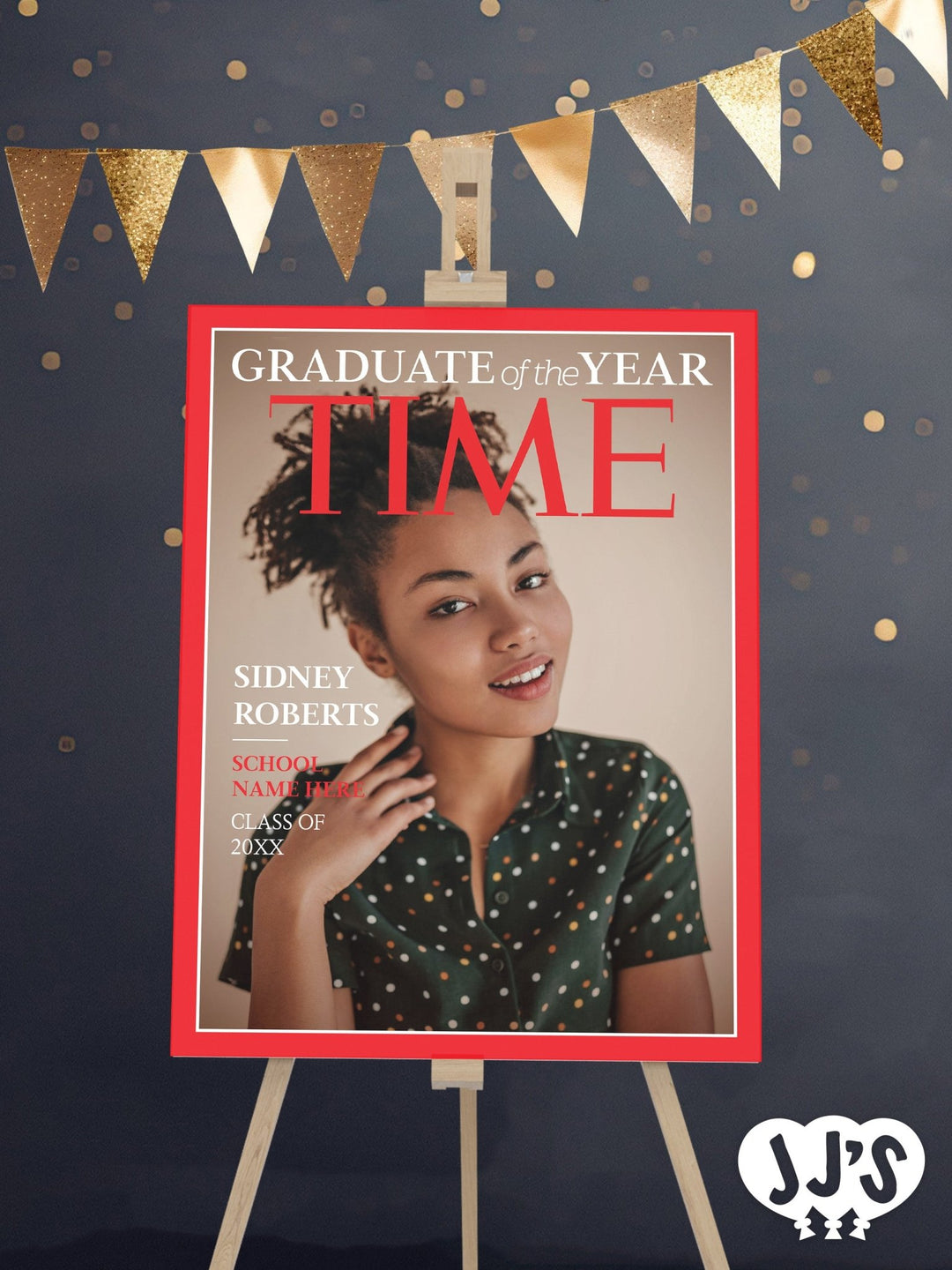 Time Person of the Year Graduation Welcome Sign - JJ's Party House McAllen, TX