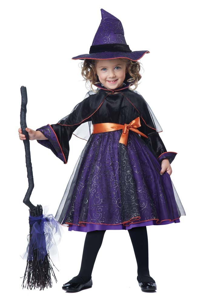 Toddler Girls Hocus Pocus Witch Costume - JJ's Party House: Birthday, Balloons & Custom Party Favors