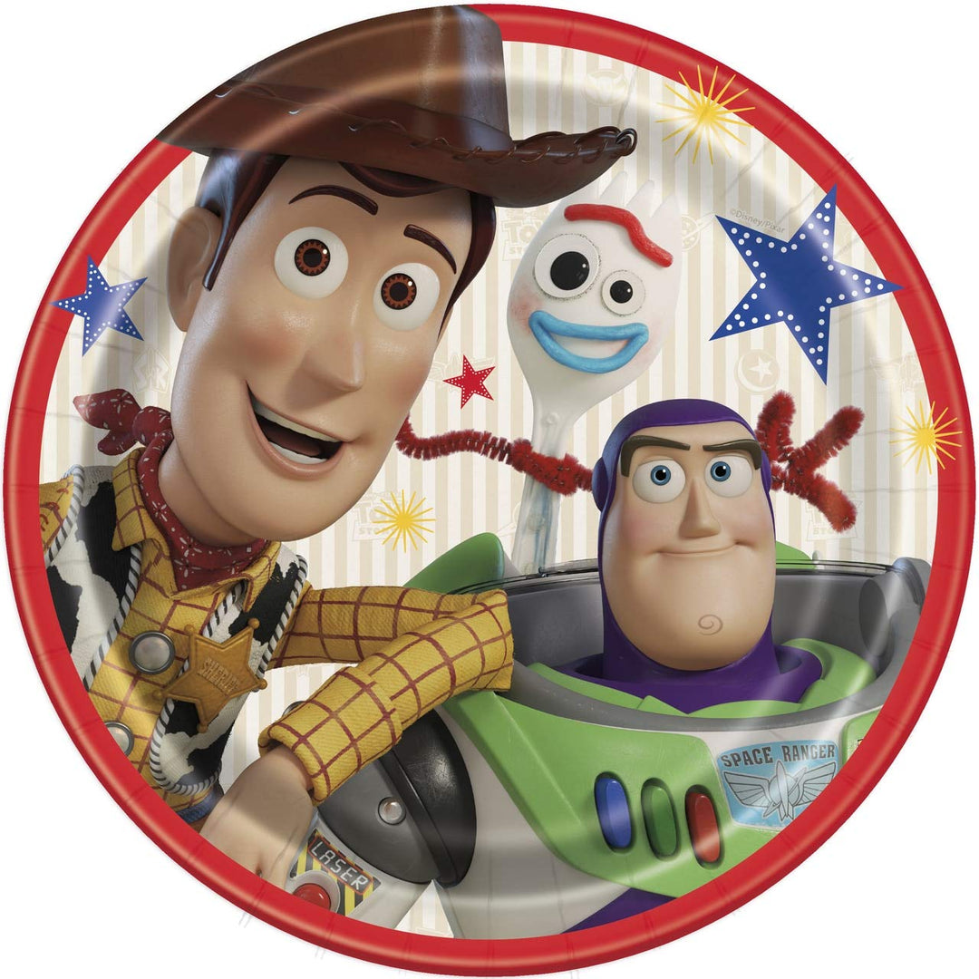 Toy Story 9" Lunch Plates 8ct - JJ's Party House: Birthday, Balloons & Custom Party Favors