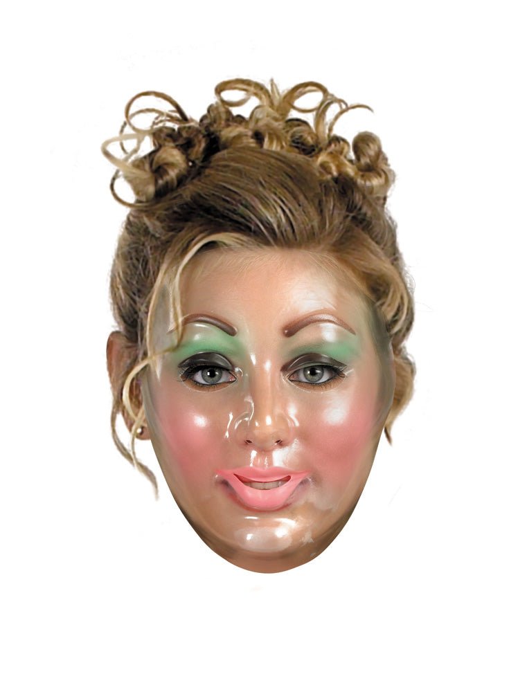 Transparent Young Woman Mask - JJ's Party House