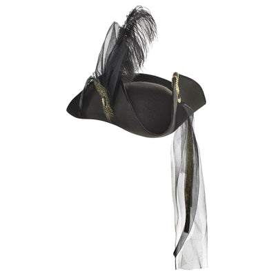 Tricorn Premier Feather Hat - JJ's Party House: Custom Party Favors, Napkins & Cups