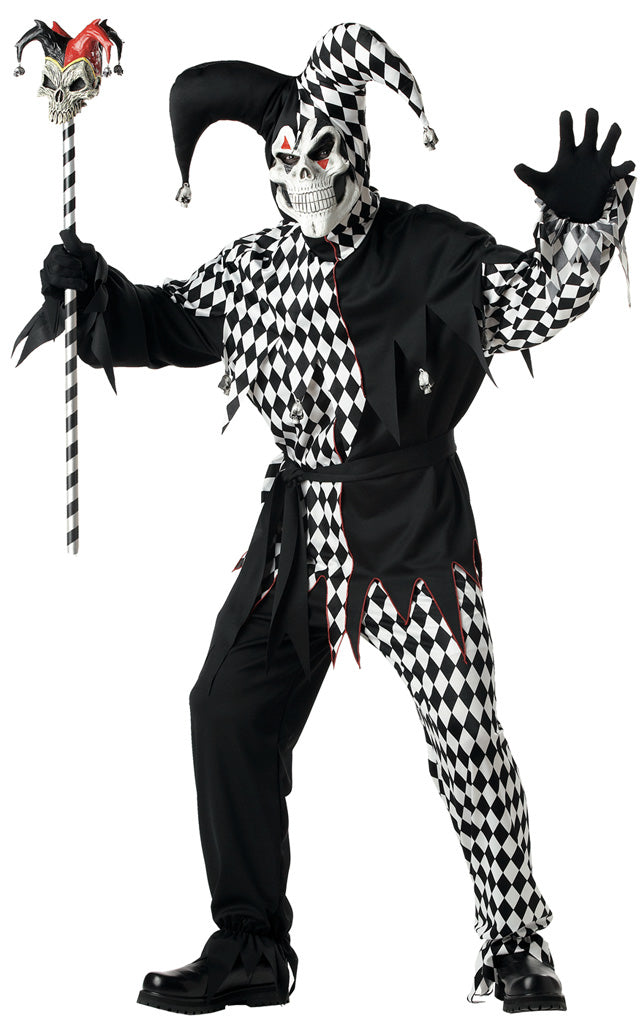 Evil Jester / Adult (B&W)