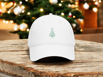 Christmas Tree Custom Embroidered Baseball Cap