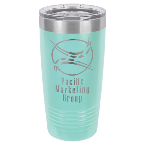 Polar Camel 20 oz. Teal Ringneck Vacuum Insulated Tumbler