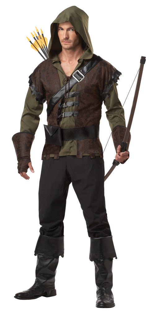 Robin Hood / Adult Costume CAL-01129 OLIVE/BROWN SMALL