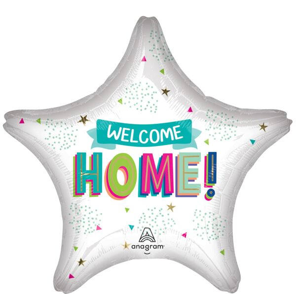 Welcome Home Jumbo Mylar Balloon, 28" - JJ's Party House McAllen, TX