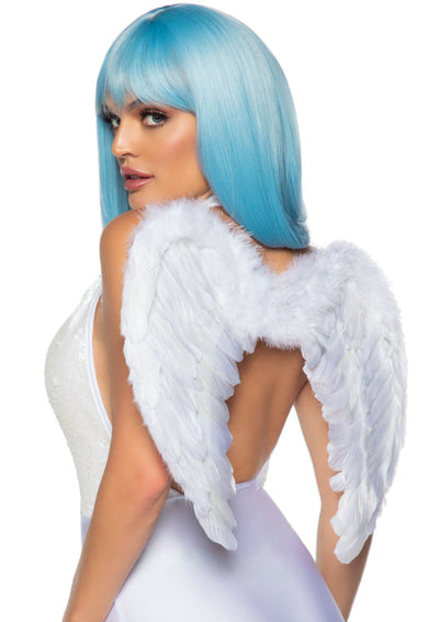 White Marabou Feather Angel Wings - JJ's Party House: Custom Party Favors, Napkins & Cups