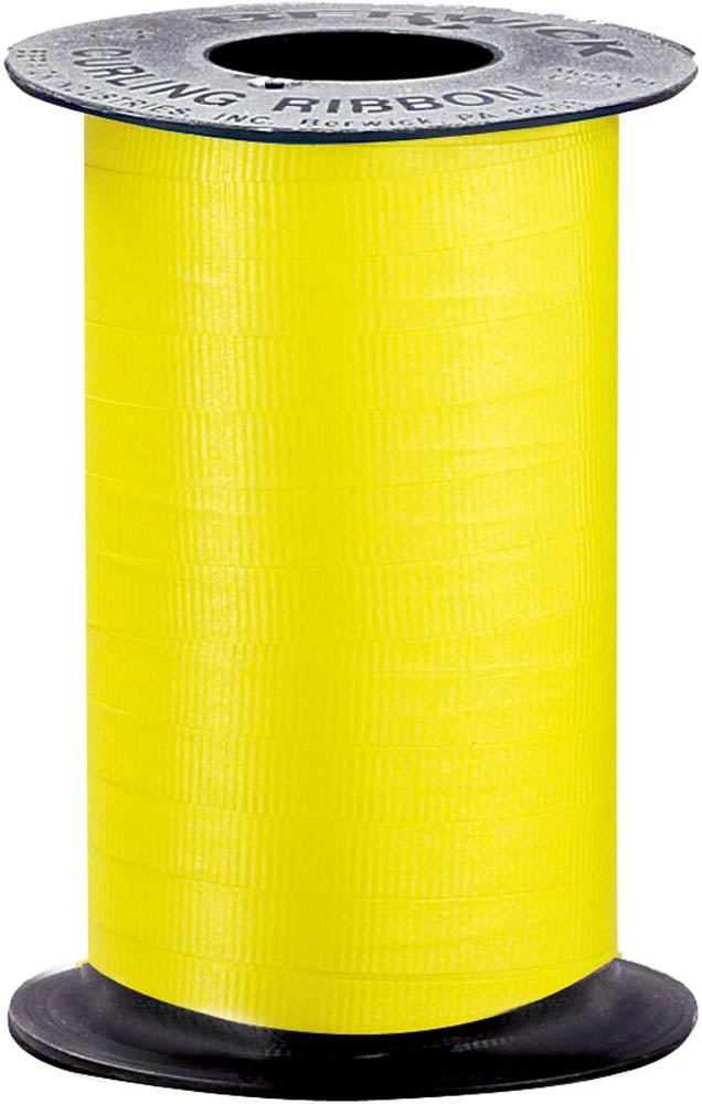 Yellow Curling Ribbon 500yds - JJ's Party House: Birthday, Balloons & Custom Party Favors