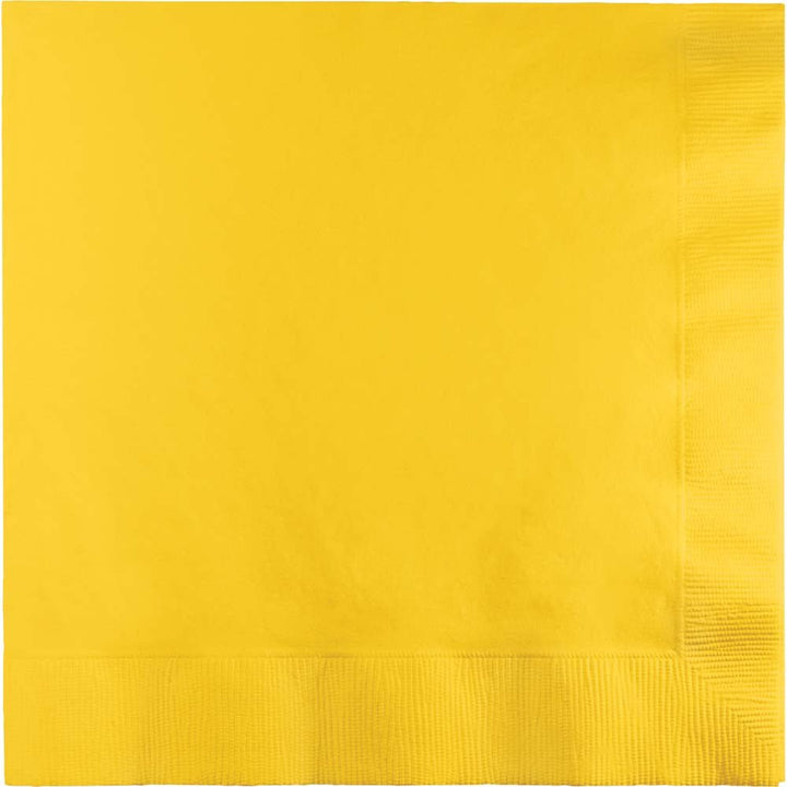 Yellow Luncheon Napkins 3Ply 50ct - JJ's Party House McAllen, TX