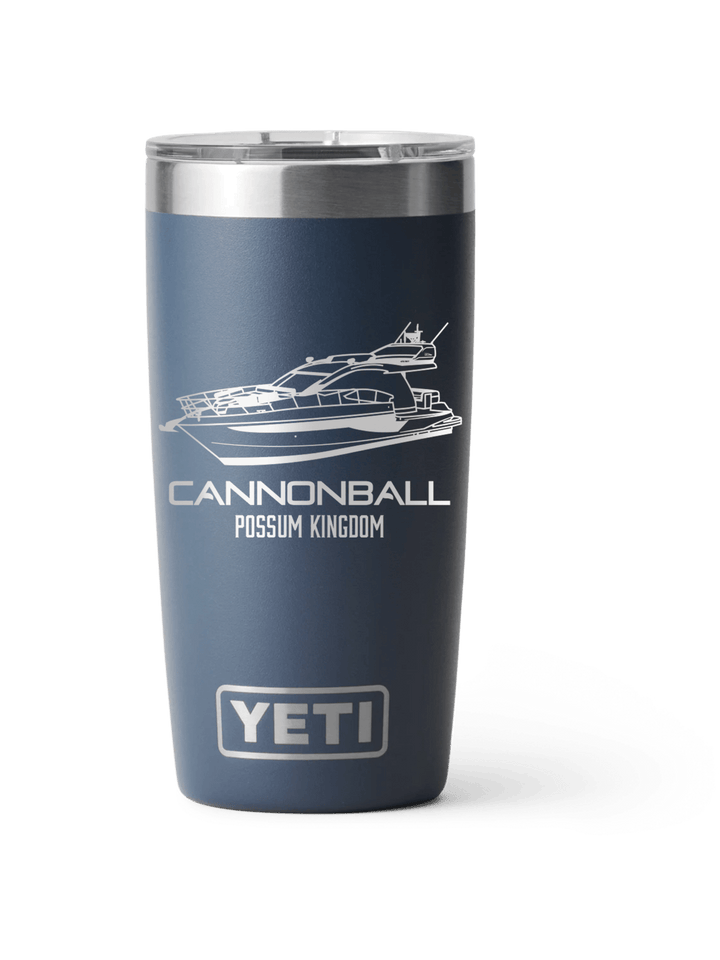 Yeti 20oz Personalized Tumbler Gift for Fishing, Fisherman, Fly Fishing, Beach, Lake or Ocean Enthusiast - JJ's Party House: Birthday, Balloons & Custom Party Favors