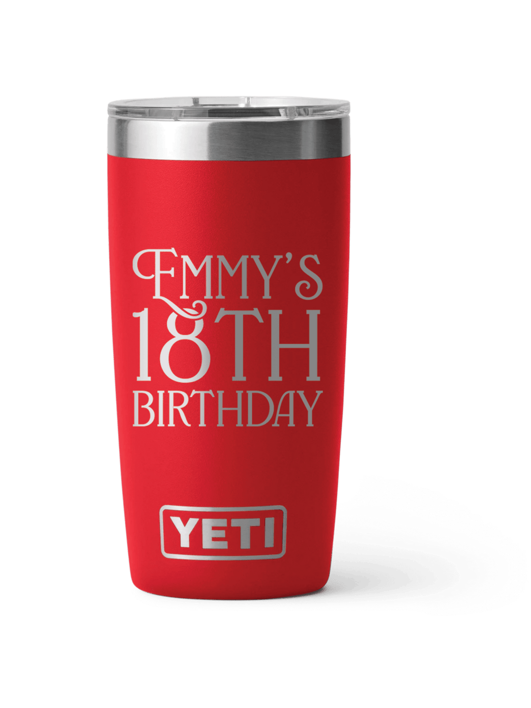 Yeti Personalized 20oz Laser Engraved Birthday Gift for Men and Women - JJ's Party House: Birthday, Balloons & Custom Party Favors