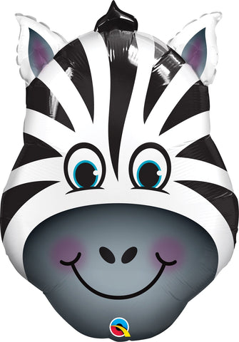 Zany Zebra Balloon 32'' - JJ's Party House: Birthday, Balloons & Custom Party Favors