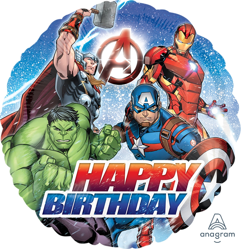 Avengers HBD Mylar Balloon 18''