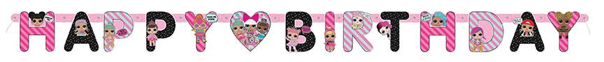 1 LOL Large Jointed Banner - JJ's Party House: Birthday, Balloons & Custom Party Favors