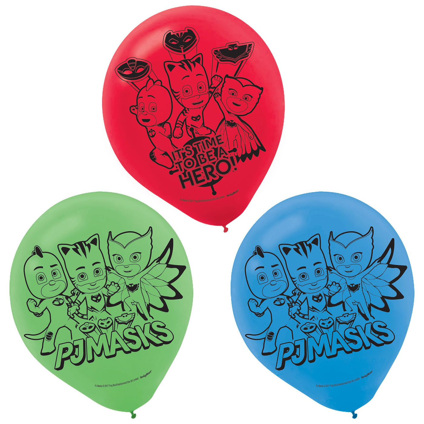 Latex Balloons PJ Masks