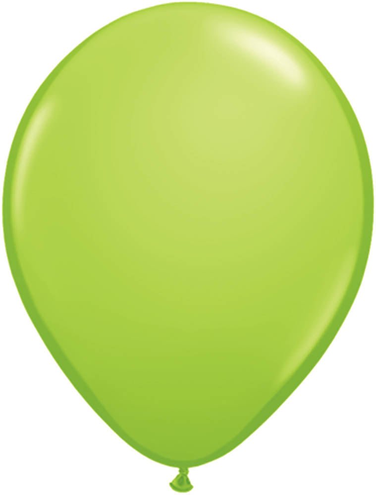 11'' LIME GREEN LATEX BALLOONS - JJ's Party House
