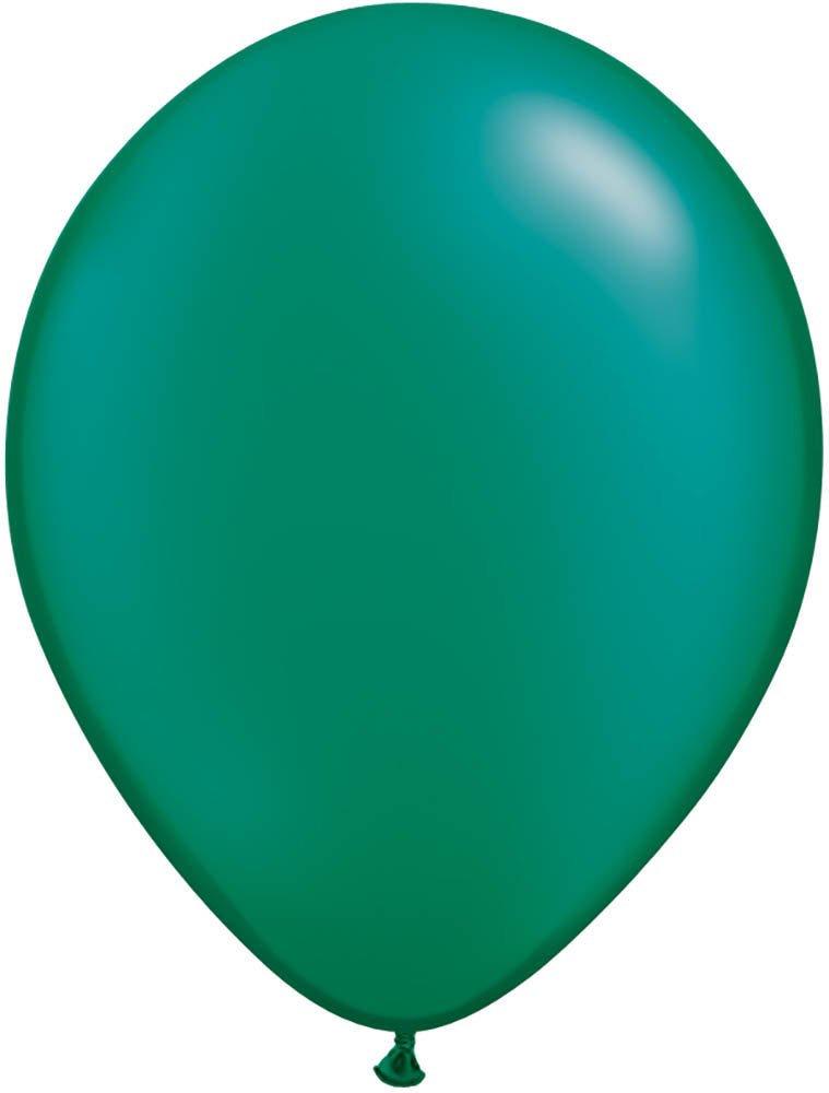 11'' PEARL EMERALD GREEN LATEX - JJ's Party House