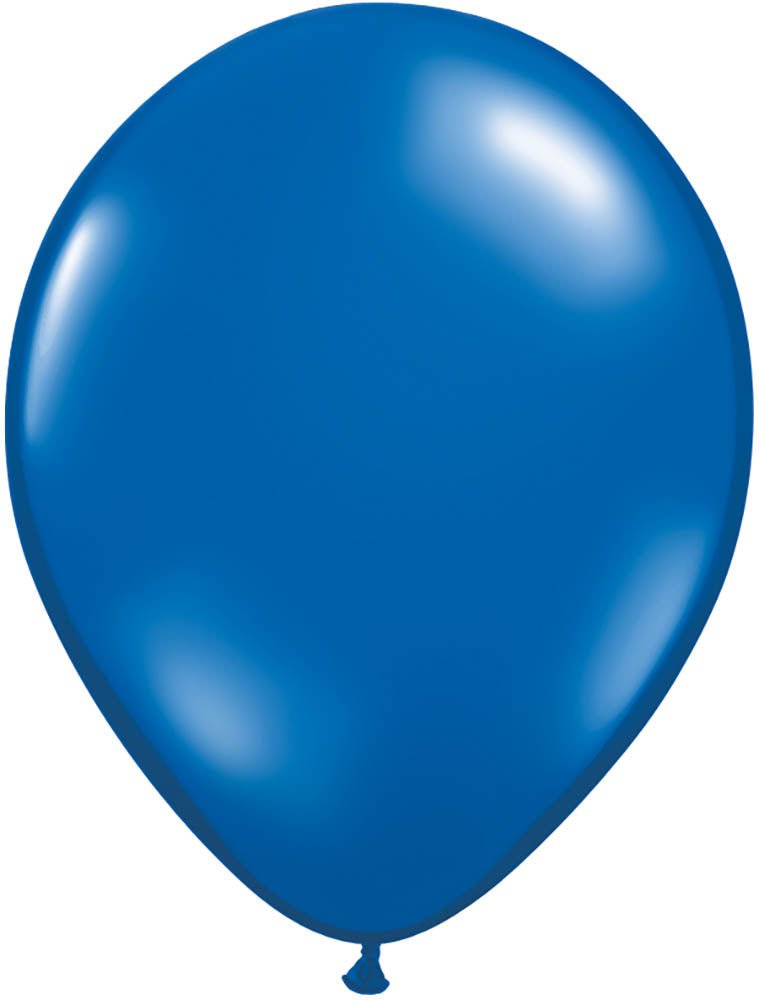 11'' SAPPHIRE BLUE LATEX BALLOONS - JJ's Party House