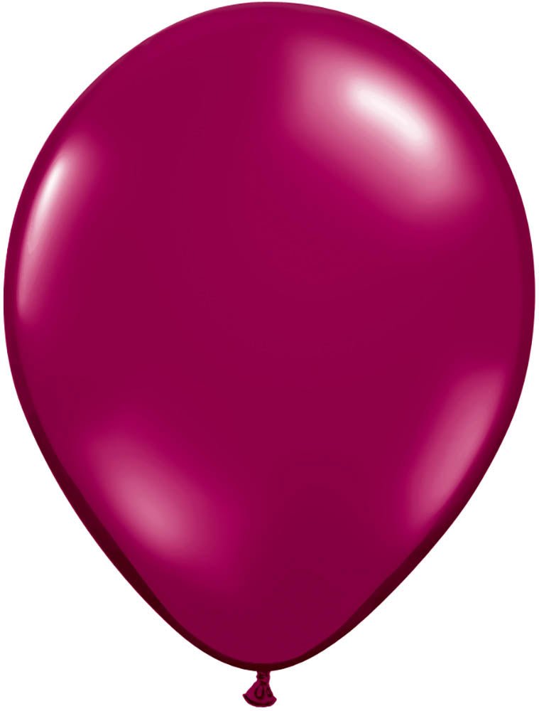 11'' SPARKLING BURGUNDY LATEX - JJ's Party House