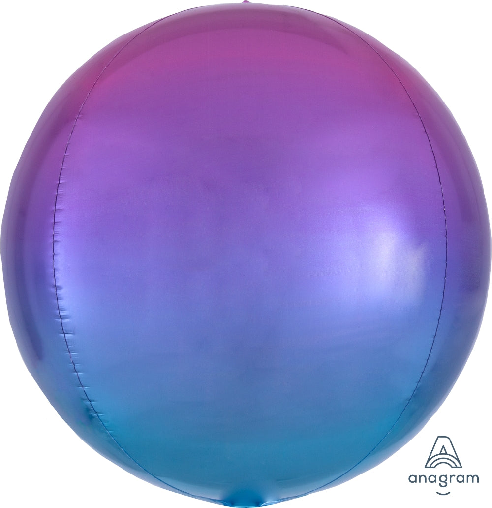 Ombre Pink/BlueOrbz Balloon 16