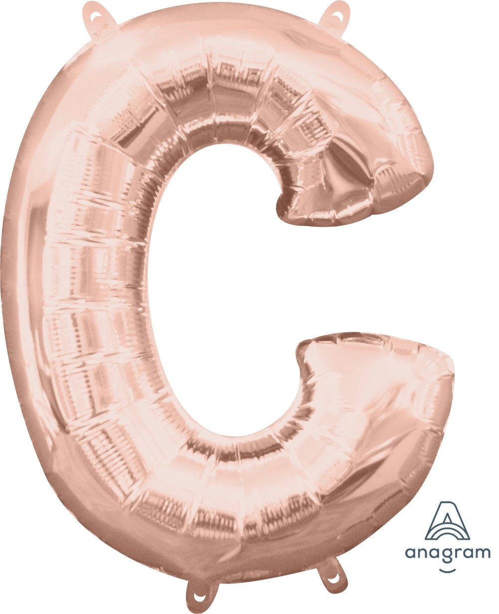 16'' Letter C Rose Gold - JJ's Party House