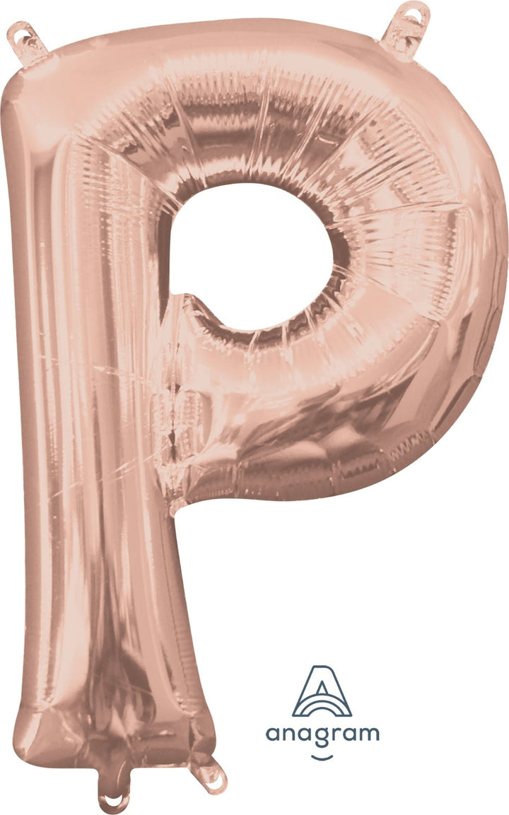 16'' Letter P Rose Gold - JJ's Party House