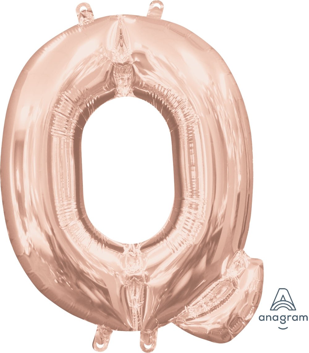 16'' Letter Q Rose Gold - JJ's Party House