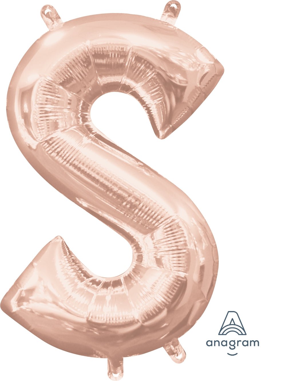 16'' Letter S Rose Gold - JJ's Party House